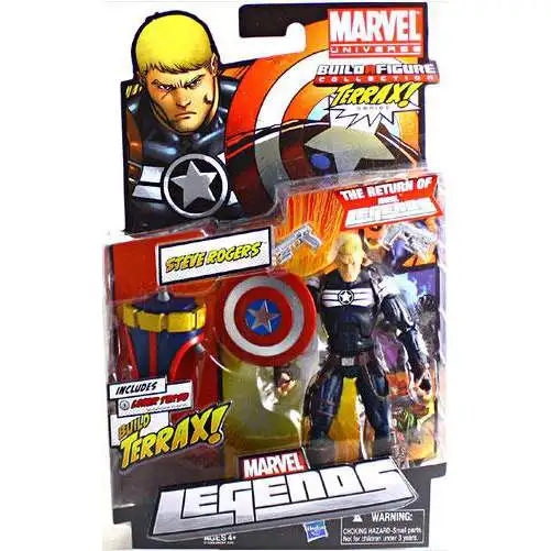 Marvel Legends 2012 Terrax Series Steve Rogers Action Figure [Solid Shield]