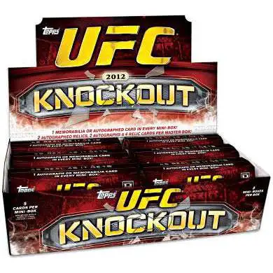 UFC Ultimate Fighting Championship 2012 Knockout Trading Card Box