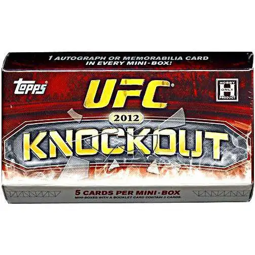 UFC Ultimate Fighting Championship 2012 Knockout Trading Card Pack
