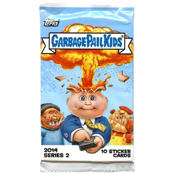 Garbage Pail Kids Topps 2014 Series 2 Trading Card Pack [10 Sticker Cards]