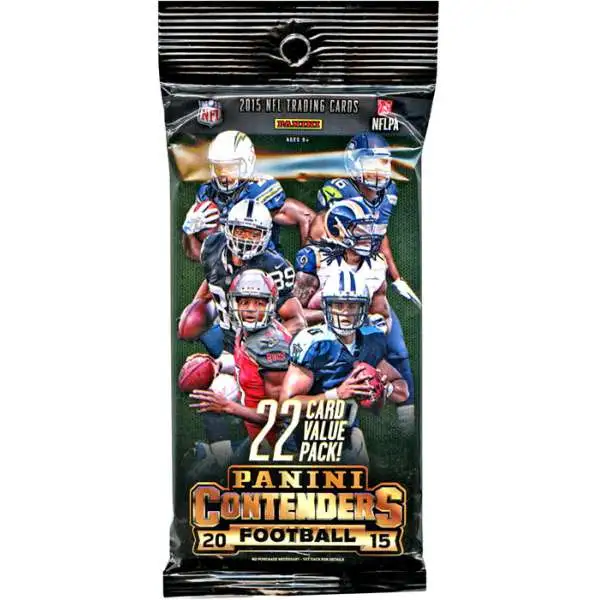 NFL Panini 2015 Contenders Football Trading Card VALUE Pack [22 Cards]