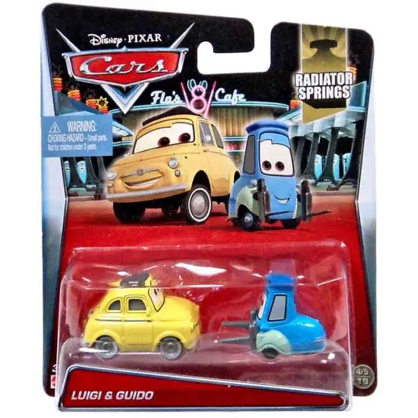 Disney / Pixar Cars Radiator Springs Luigi & Guido Diecast Car #4/19 & 5/19