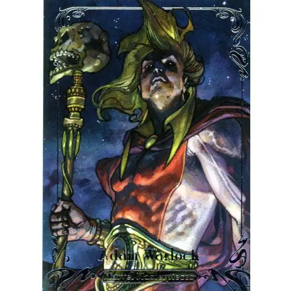 2018 Marvel Masterpieces Adam Warlock 1077/1999 Trading Card #18