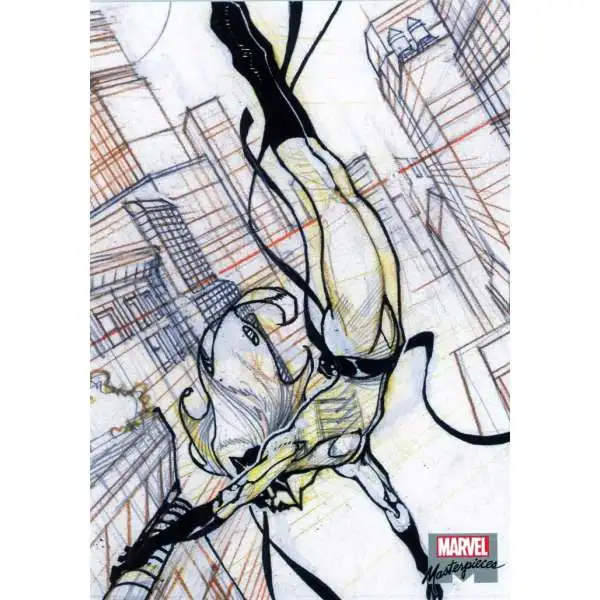 2018 Marvel Masterpieces Hellcat Simone Bianchi Preliminary Art PA5