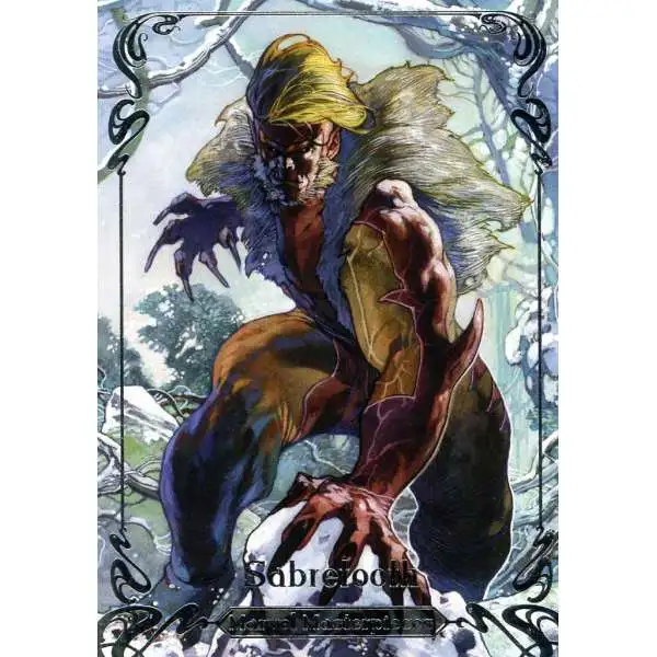 2018 Marvel Masterpieces 981/1499 Sabretooth #63