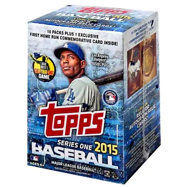 MLB Topps 2015 Series 1 Baseball Trading Card BLASTER Box [10 Packs + 1 Home Run Card]