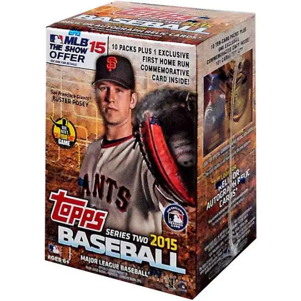 MLB Topps 2015 Series 2 Baseball Trading Card RETAIL Box 24 Packs - ToyWiz