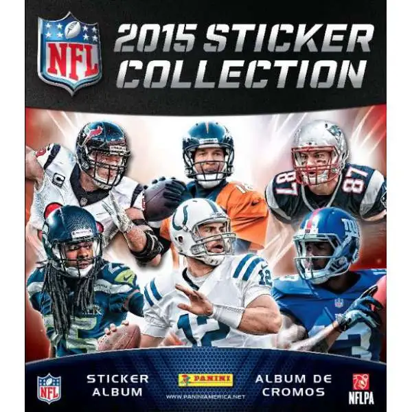 NFL Panini 2015 Football LOT of 10 Sticker Collection Packs
