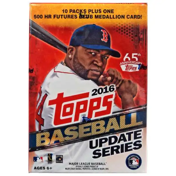 MLB Topps 2016 Update Baseball Trading Card BLASTER Box [10 Packs + 1 Medallion Card]