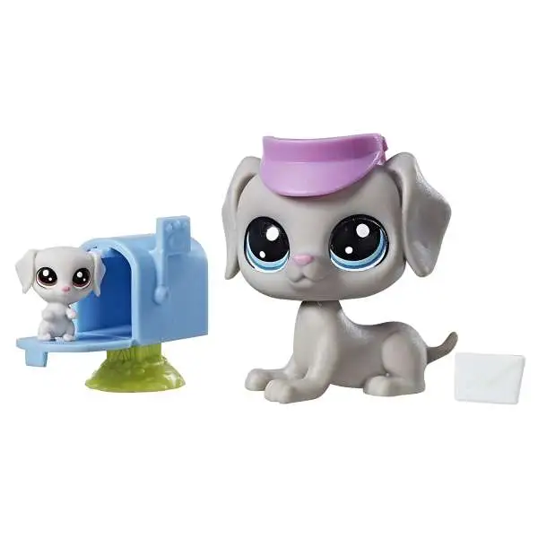 Littlest Pet Shop 2017 Pet Pairs Bill & Bertie Weimaran Figure 2-Pack [Loose]