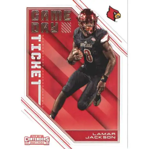 NFL 2018 Panini Contenders Game Day Ticket Lamar Jackson #4 [Rookie]