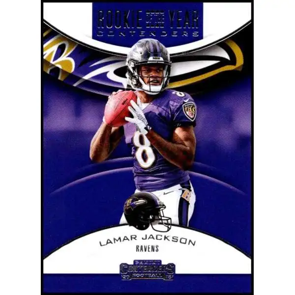 NFL 2018 Panini Contenders Rookie of the Year Lamar Jackson RYA-LJ [Rookie]