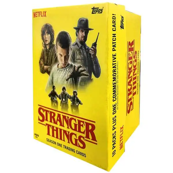 Stranger Things Topps Season One Trading Card BLASTER Box [10 Packs]
