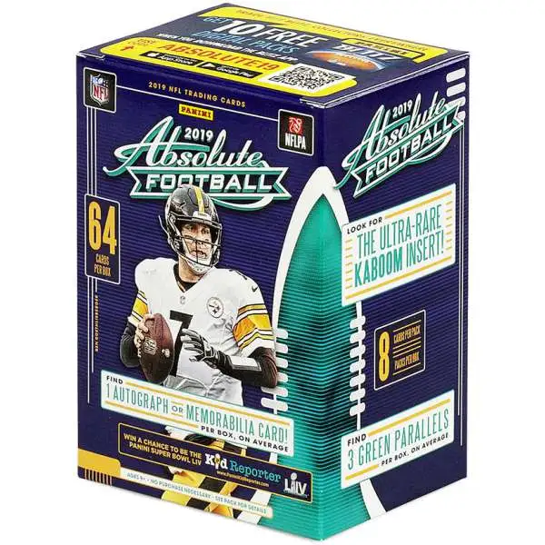 2021 Panini Absolute Football 8-Pack Blaster Box (Green Parallels!)