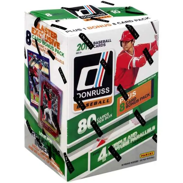 MLB Panini 2019 Donruss Baseball Trading Card BLASTER Box [10 Packs + 1 Bonus Pack]