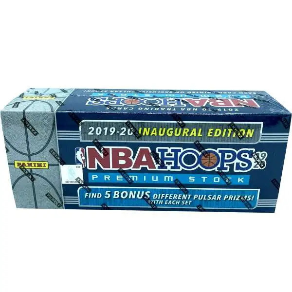 NBA Panini 2019-20 Hoops Premium Stock Basketball Trading Card Set [Includes 5 Bonus Pulsar Prizms]