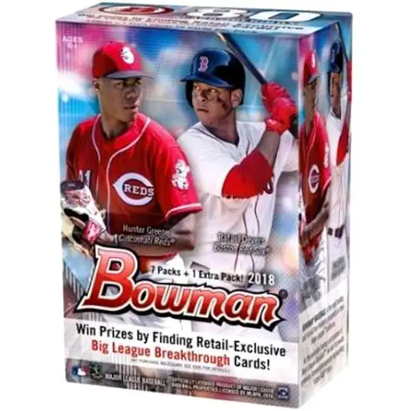 MLB Topps 2018 Bowman Baseball Trading Card BLASTER Box [8 Packs]