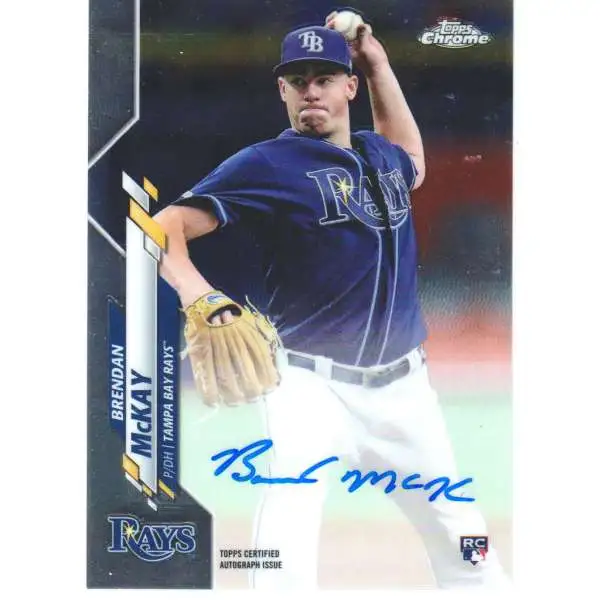 MLB 2020 Topps Chrome Rookie Brendan McCay Autograph RA-BM