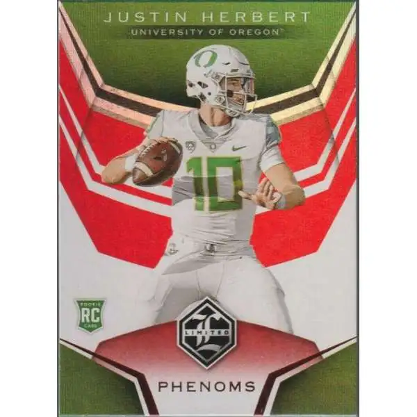 NFL Los Angeles Chargers 2020 Chronicles Draft Picks Limited Justin Herbert #4 [Red Phenoms Rookie Card]