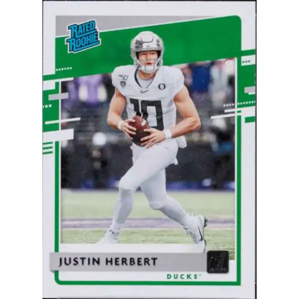 NFL Los Angeles Chargers 2020 Chronicles Draft Picks Donruss Justin Herbert #4 [Rated Rookie Card]