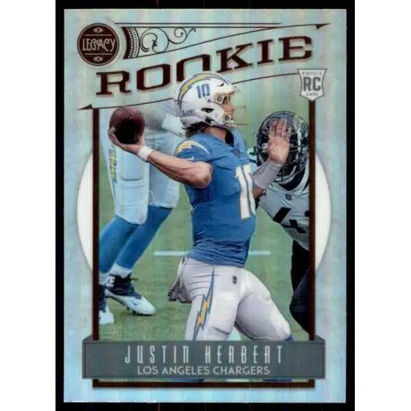 2020 Leaf Draft #63 Justin Herbert RC Rookie Football Trading Card