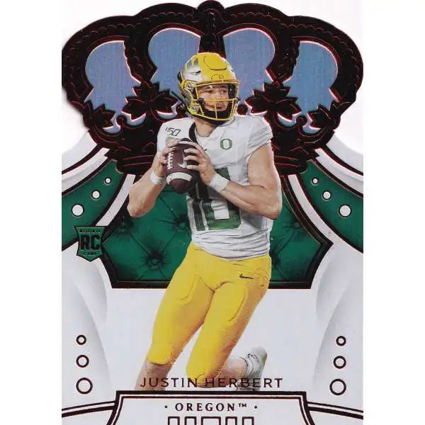 NFL Los Angeles Chargers 2020 Chronicles Draft Picks Crown Royale Justin Herbert #14 [Rookie Card]