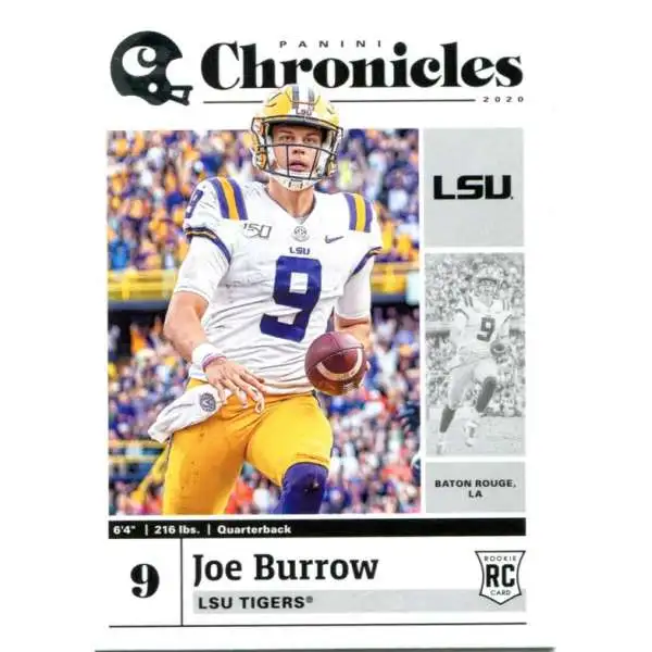 : 2020 Score #360 Joe Burrow LSU Tigers Rookie Football