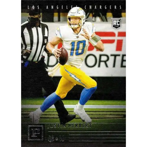 NFL Los Angeles Chargers 2020 Panini Chronicles Football Justin Herbert PA-3 [Rookie Card]