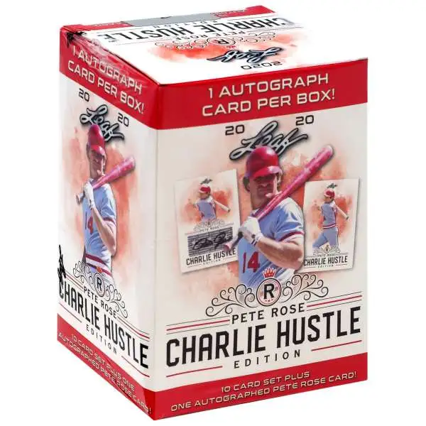 MLB Leaf 2020 Pete Rose Charlie Hustle Edition Trading Card BLASTER Box [10 Card Set + 1 Autograph]