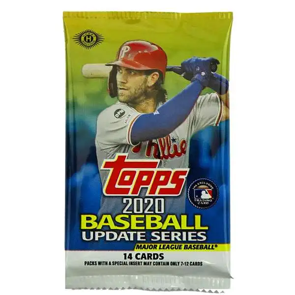 MLB Topps 2020 Update Baseball Trading Card HOBBY Pack [14 Cards]