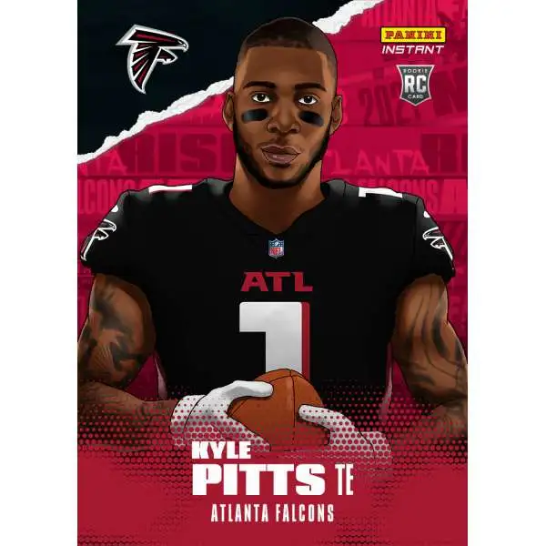 NFL Atlanta Falcons 2021 Instant Draft Night Illustrations Football Kyle Pitts
