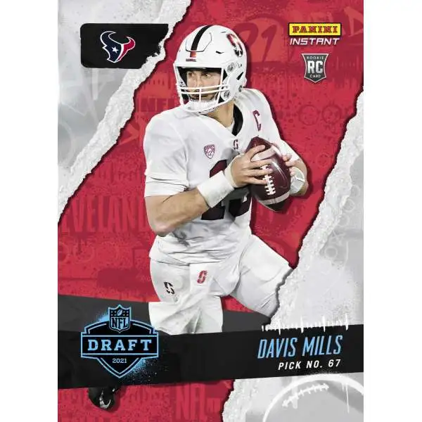 NFL Houston Texans 2021 Instant Draft Night Football Davis Mills #28