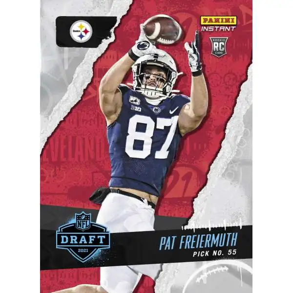 NFL Pittsburgh Steelers 2021 Instant Draft Night Football Pat Freiermuth