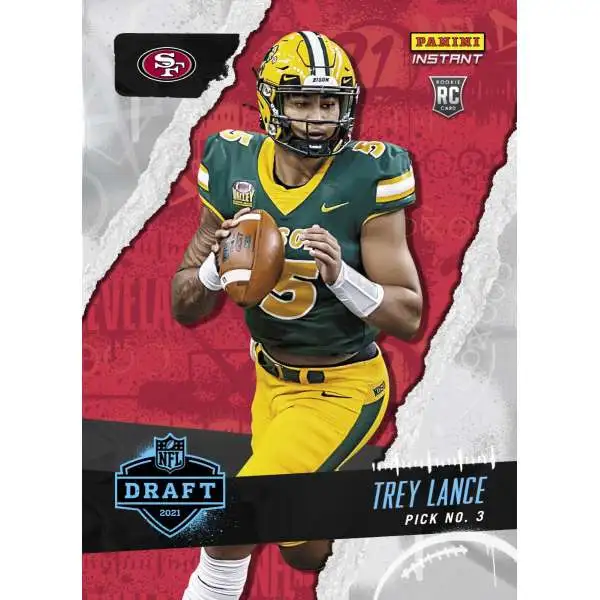 NFL San Francisco 49ers 2021 Instant Draft Night Football Trey Lance