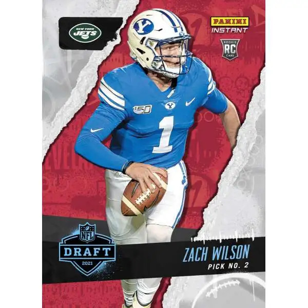 NFL New York Jets 2021 Instant Draft Night Football Zach Wilson