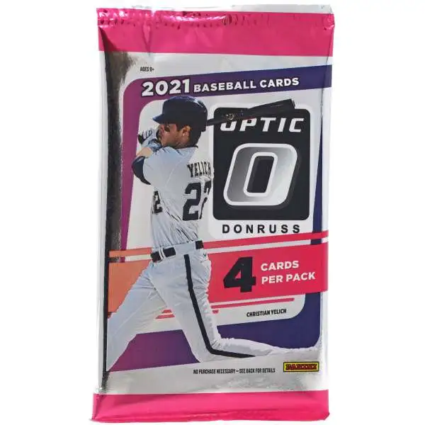 MLB Panini 2021 Donruss Optic Baseball Trading Card BLASTER Pack [4 Cards]