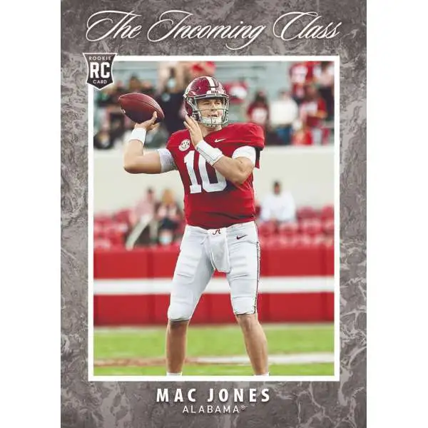 NFL New England Patriots 2021 Instant The Incoming Class Football Mac Jones IC-MJ [Rookie Card]