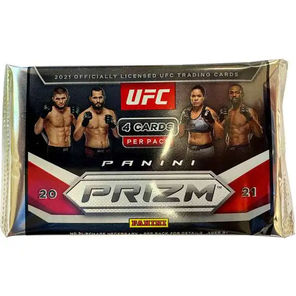 Panini 2021 Prizm UFC Debut Edition Trading Card RETAIL Pack [4 Cards]