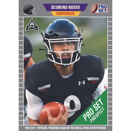 Leaf 2021 Pro Set Prospect Football Desmond Ridder ["ARC" Amateur Rookie Card]