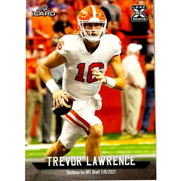 NFL Jacksonville Jaguars 2021 Pro Set Leaf iCard Football Trevor Lawrence [XRC Rookie Card]
