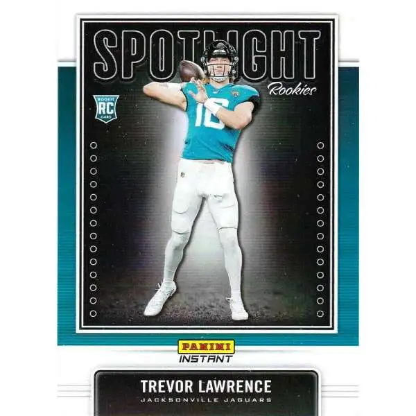 NFL 2021 Instant Football Spotlight Rookies Trevor Lawrence #1 [Rookie Card]