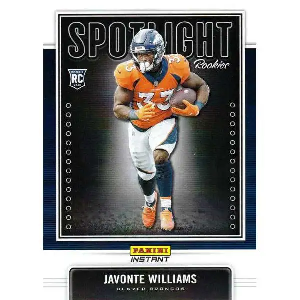 NFL 2021 Instant Football Spotlight Rookies Javonte Williams #15 [Rookie Card]