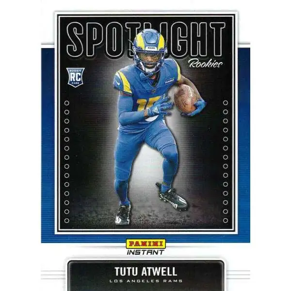 Tutu Atwell Panini 2020-2021 Rated Rookie Los Angeles Rams # 272