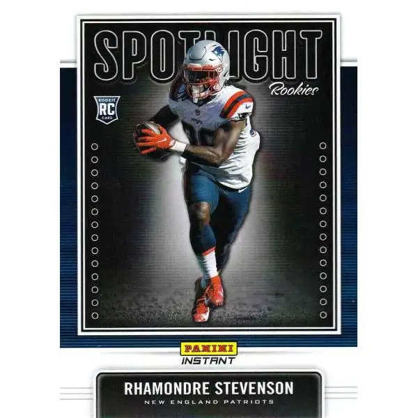 NFL 2021 Instant Football Spotlight Rookies Rhamondre Stevenson #30 [Rookie Card]