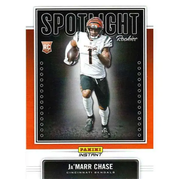 NFL 2021 Instant Football Spotlight Rookies Ja'Marr Chase #5 [Rookie Card]