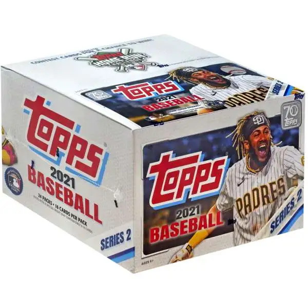 MLB Topps 2021 Series 2 Baseball Trading Card RETAIL Box [24 Packs]