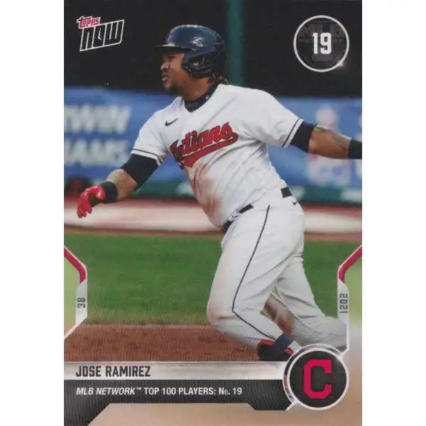2018 Jose Ramirez Topps Now Game Used Indians Players Weekend