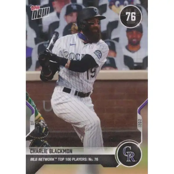 MLB Topps 2022 Topps Chrome Black Charlie Blackmon Green 1599 Trading Card  26 - ToyWiz