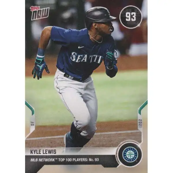 Topps Now 2021 MLB Network Top 100 Kyle Lewis T-93