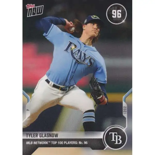Topps Now 2021 MLB Network Top 100 Tyler Glasnow T-96